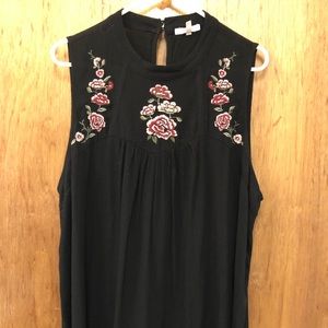 Maurices High neck smock top